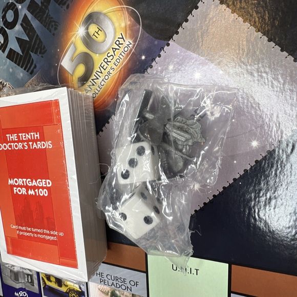 Monopoly Doctor Who 50th Anniversary Collector’s Edition Open Box Original Pac.. - Picture 11 of 16